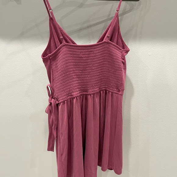 Elegant Mauve Wrap Dress - Picture 5 of 5